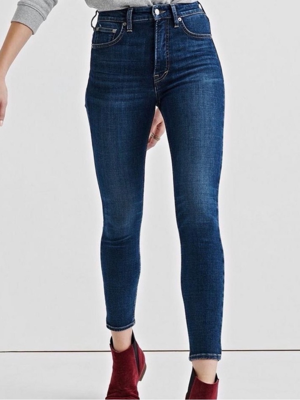 Lucky Brand Dark Blue Skinny Denim Jeans - Bella Skinny